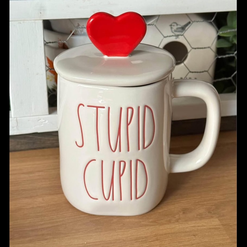 Rae Dunn Stupid Cupid Mug